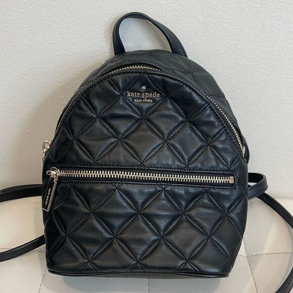 Kate Spade Mini Natalia Convertible Black BackPack - Picture 1 of 6